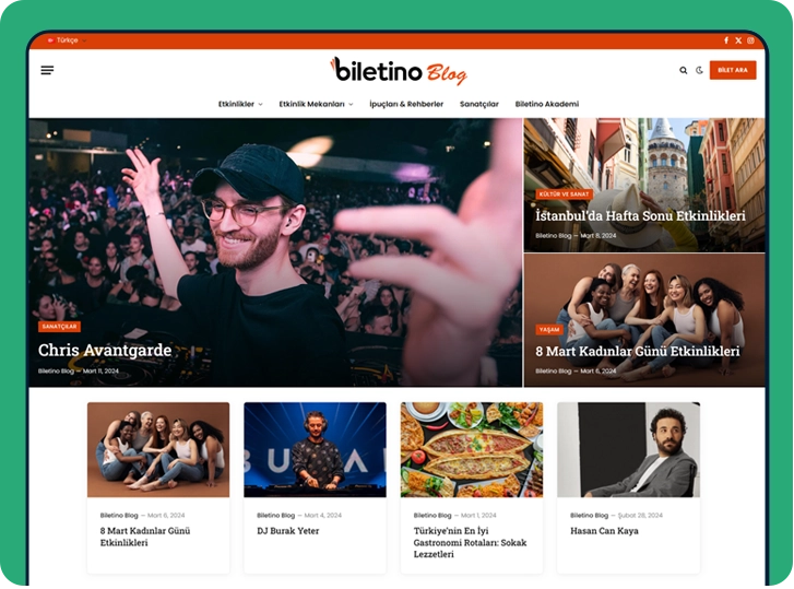 Biletino Blog Case Study